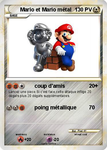 Pokemon Mario et Mario métal