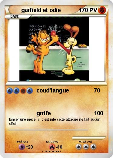 Pokemon garfield et odie