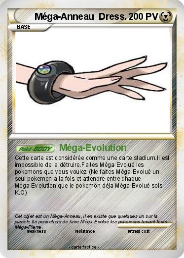 Pokemon Méga-Anneau  Dress.
