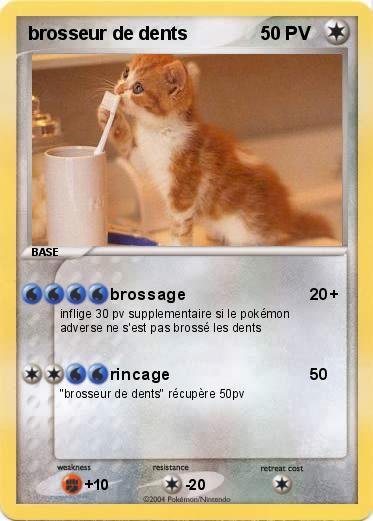 Pokemon brosseur de dents