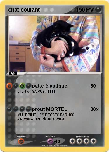 Pokemon chat coulant