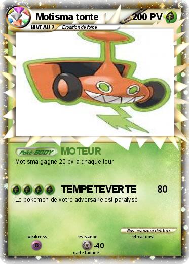 Pokemon Motisma tonte