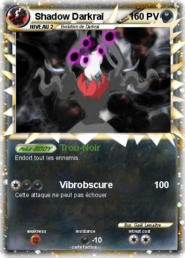 Pokemon Shadow Darkrai