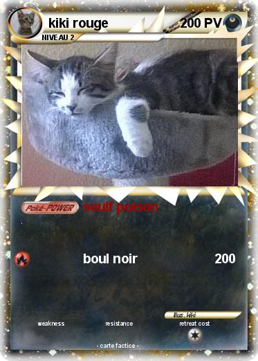 Pokemon kiki rouge
