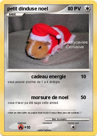 Pokemon petit dinduse noel