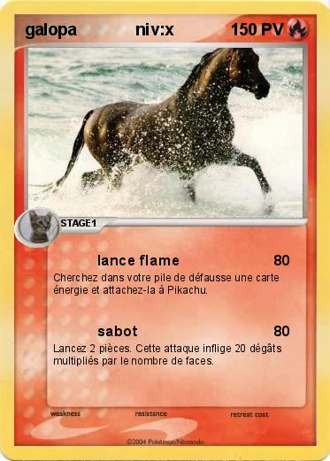 Pokemon galopa             niv:x      