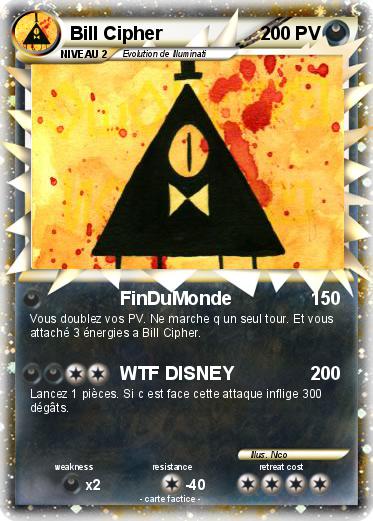 Pokemon Bill Cipher