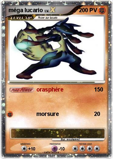 Pokemon méga lucario