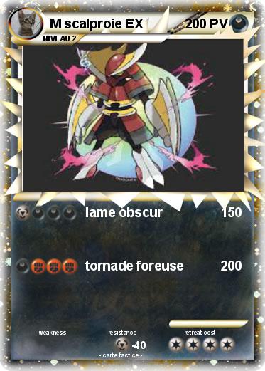 Pokemon M scalproie EX