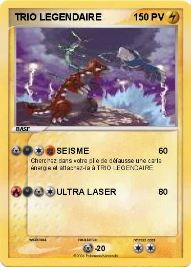 Pokemon TRIO LEGENDAIRE