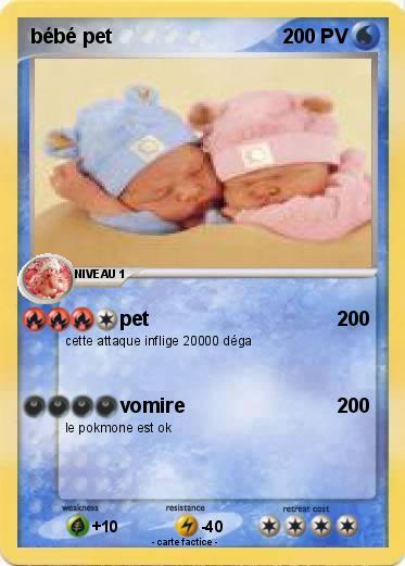 Pokemon bébé pet