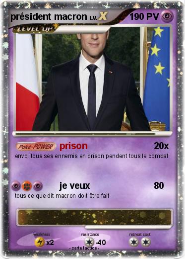 Pokemon président macron