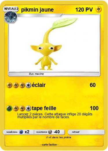 Pokemon pikmin jaune