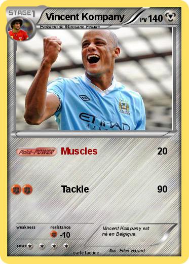 Pokemon Vincent Kompany