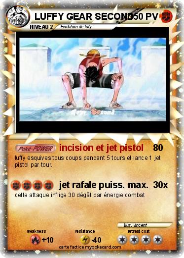 Pokemon LUFFY GEAR SECOND