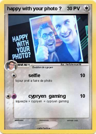 Pokemon happy with your photo ?
