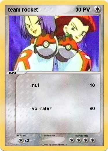 Pokemon team rocket