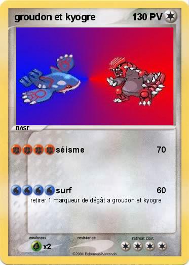 Pokemon groudon et kyogre 