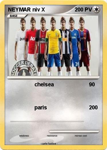 Pokemon NEYMAR niv X