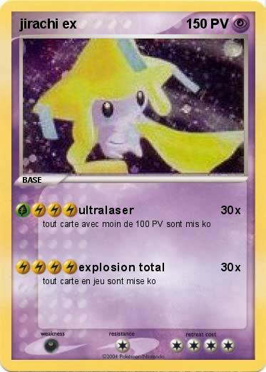 Pokemon jirachi ex