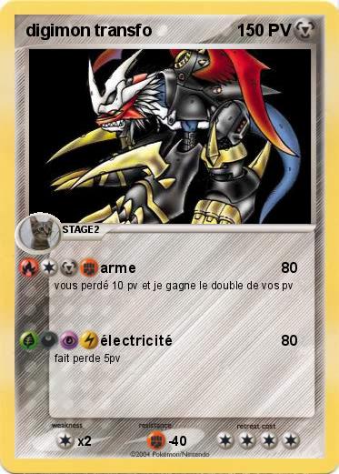 Pokemon digimon transfo