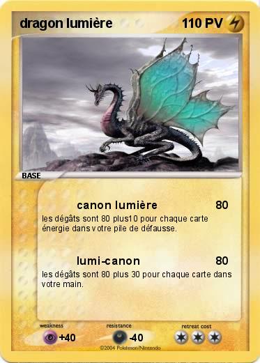 Pokemon dragon lumière 