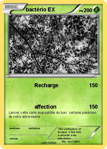 Pokemon bactério EX
