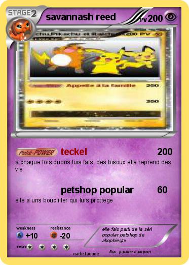 Pokemon savannash reed