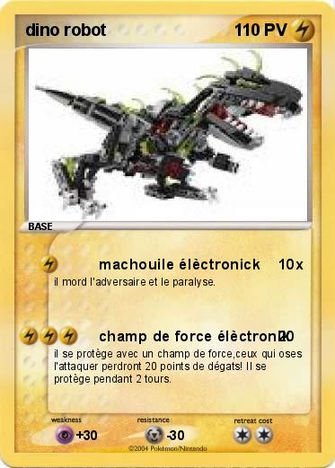 Pokemon dino robot