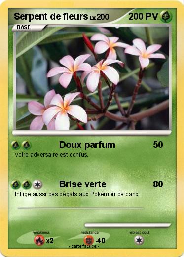 Pokemon Serpent de fleurs