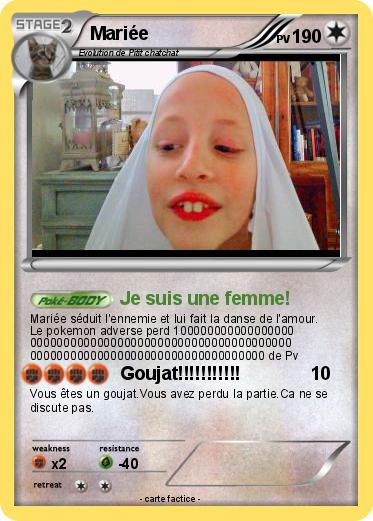 Pokemon Mariée