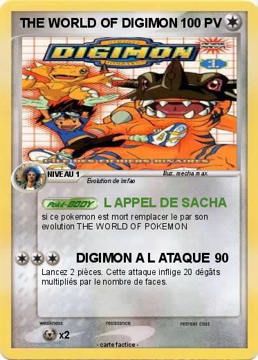 Pokemon THE WORLD OF DIGIMON