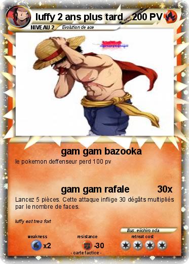 Pokemon luffy 2 ans plus tard