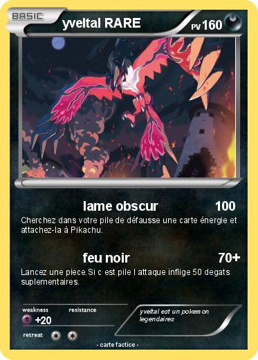 Pokemon yveltal RARE