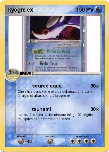 Pokemon kyogre ex