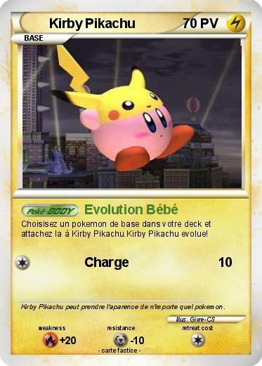Pokemon Kirby Pikachu