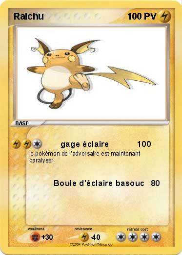 Pokemon Raichu