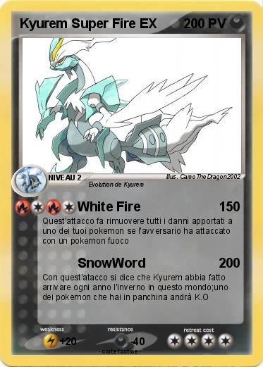 Pokemon Kyurem Super Fire EX