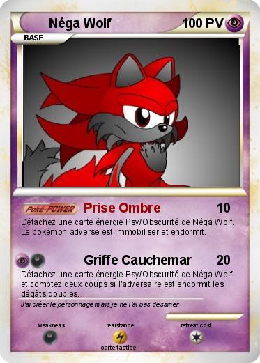 Pokemon Néga Wolf
