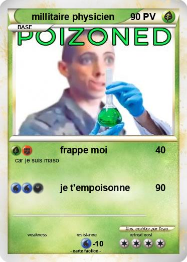 Pokemon millitaire physicien