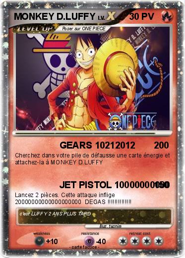 Pokemon MONKEY D.LUFFY