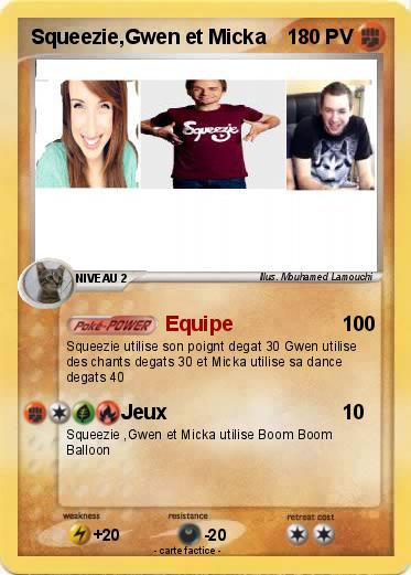 Pokemon Squeezie,Gwen et Micka