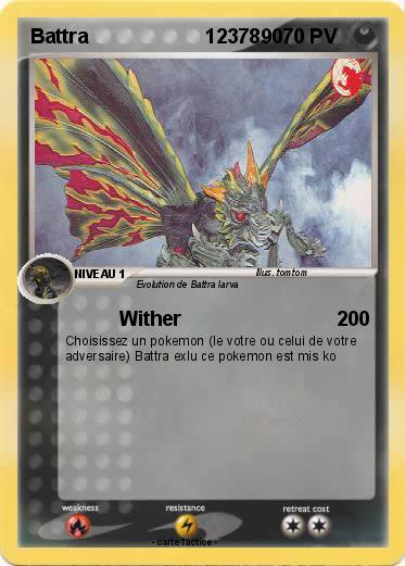 Pokemon Battra                     1237890