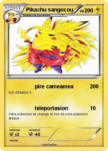 Pokemon Pikachu sangocou