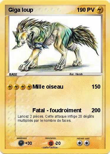 Pokemon Giga loup