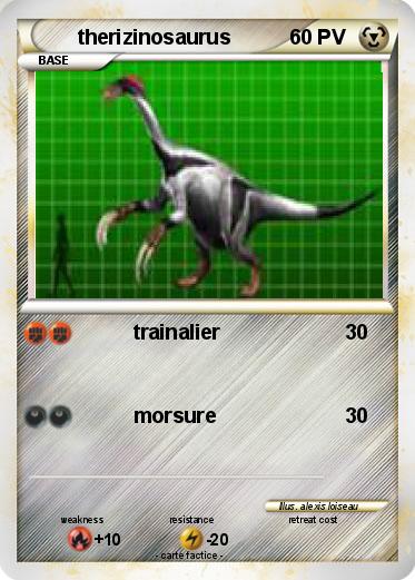 Pokemon therizinosaurus