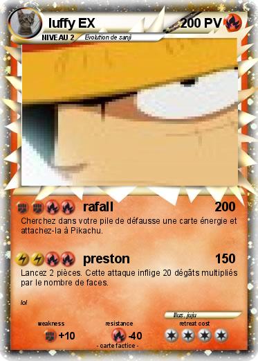 Pokemon luffy EX