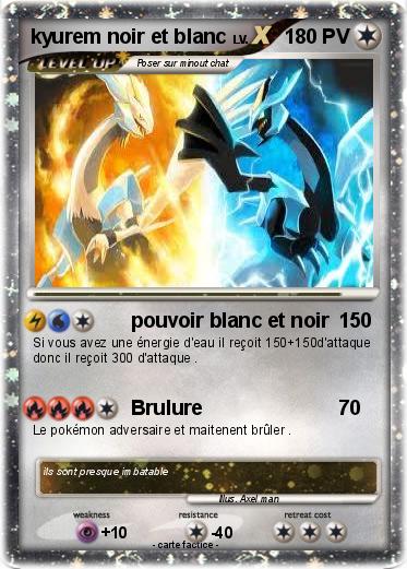 Pokemon kyurem noir et blanc