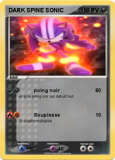 Pokemon DARK SPINE SONIC                                       
