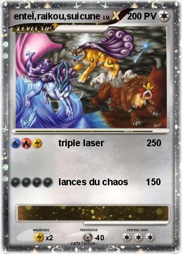 Pokemon enteÏ,raikou,suicune